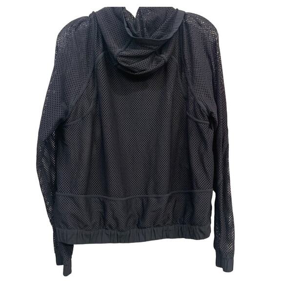 Lululemon Relaxed Fit Mesh Jacket Black SZ 8 Womens - Picture 6 of 6